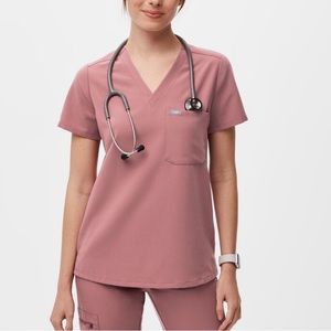 FIGS mauve Catarina top